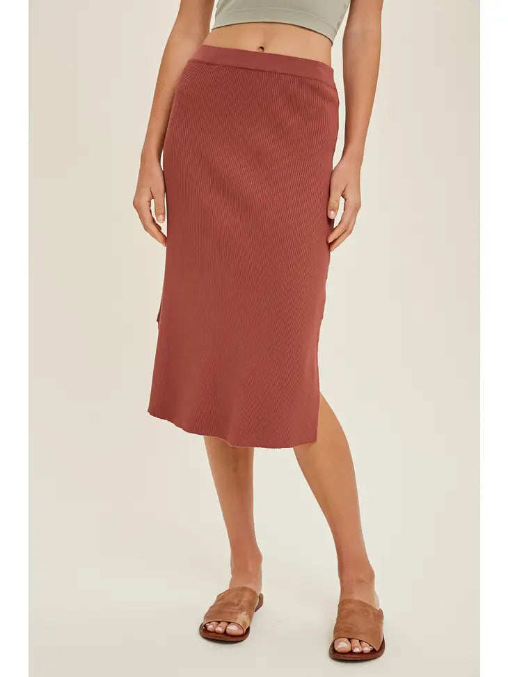 Sienna Ribbed Skirt