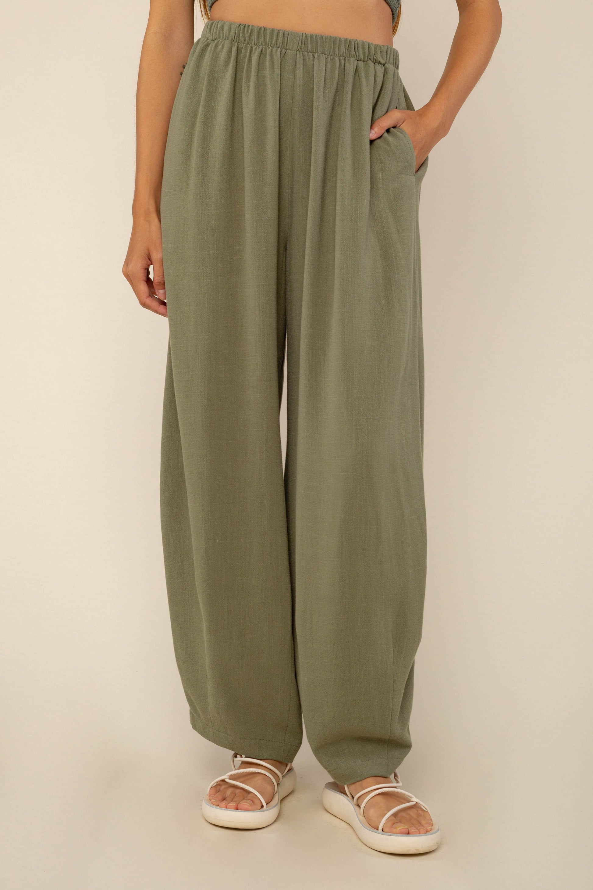 Linen Lantern Pant