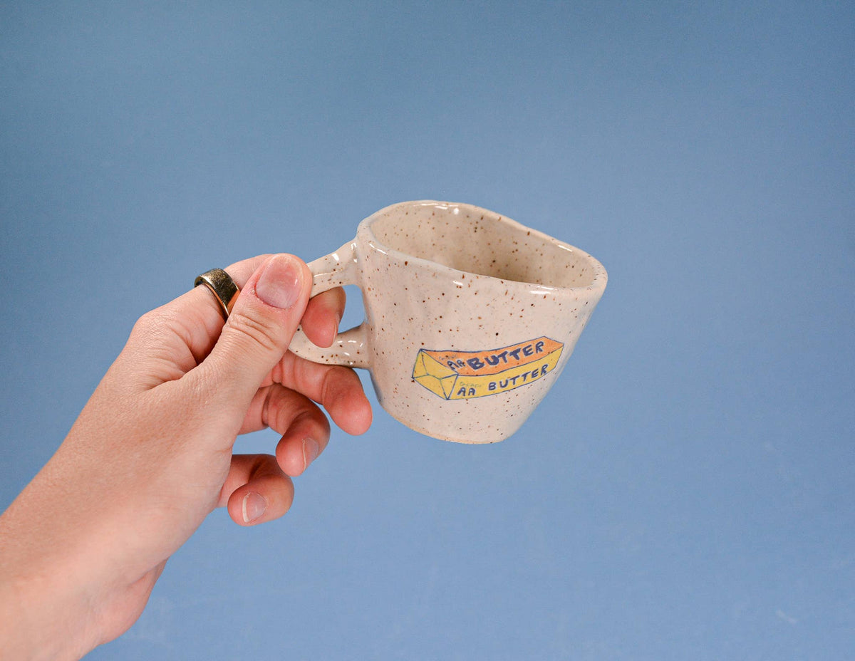 Butter Handmade Speckled Ceramic Espresso Cup