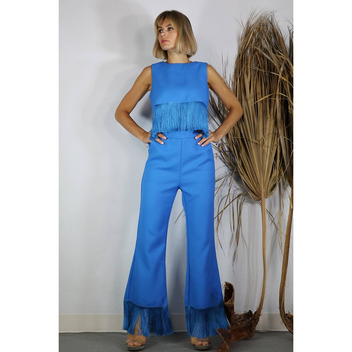 Tassel Pants / Blue