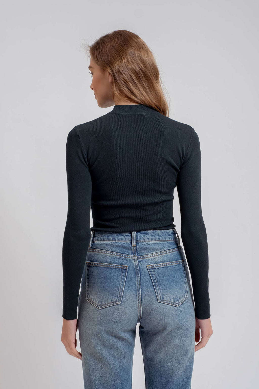 Freddy Mock Neck Knit Top