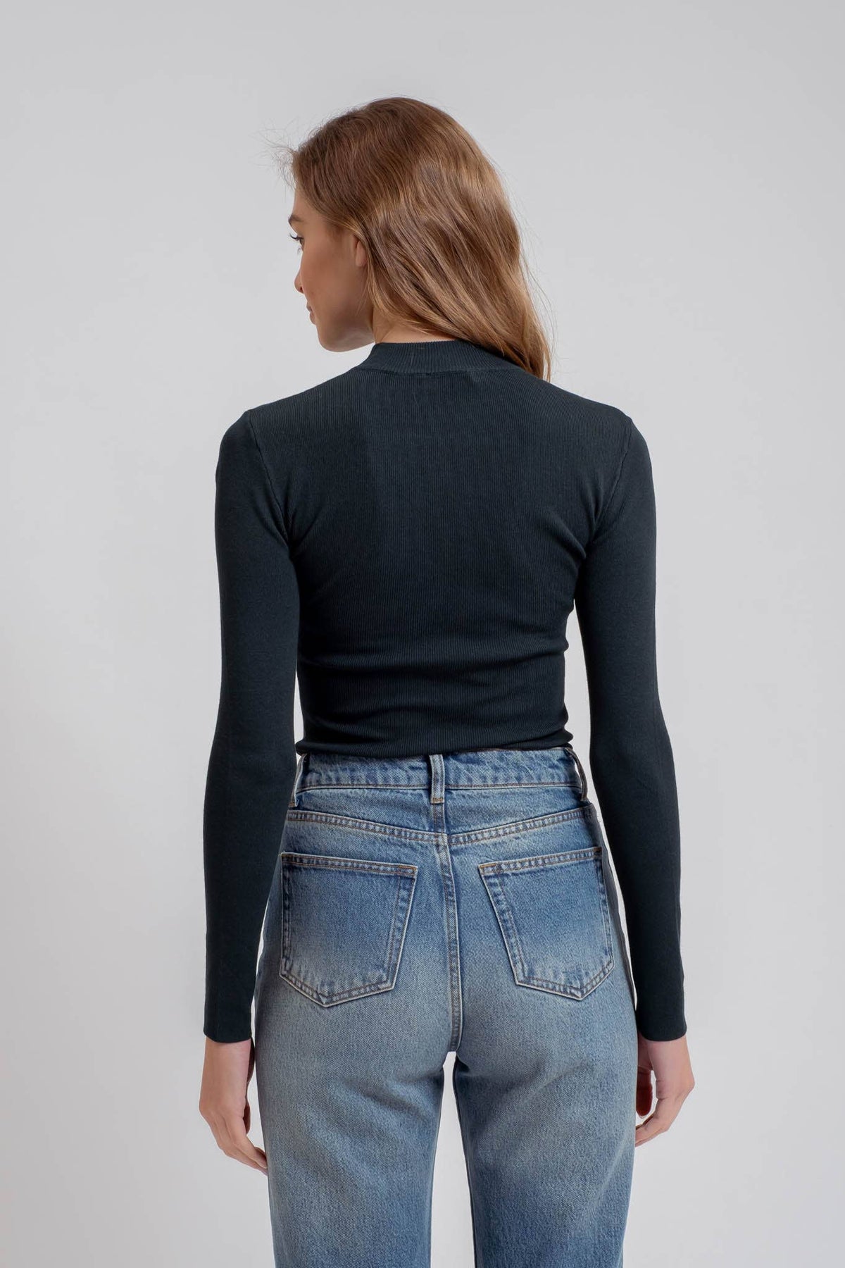 Freddy Mock Neck Knit Top