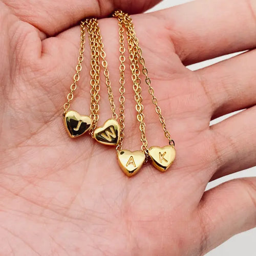 18k Gold Plated Initial Necklace