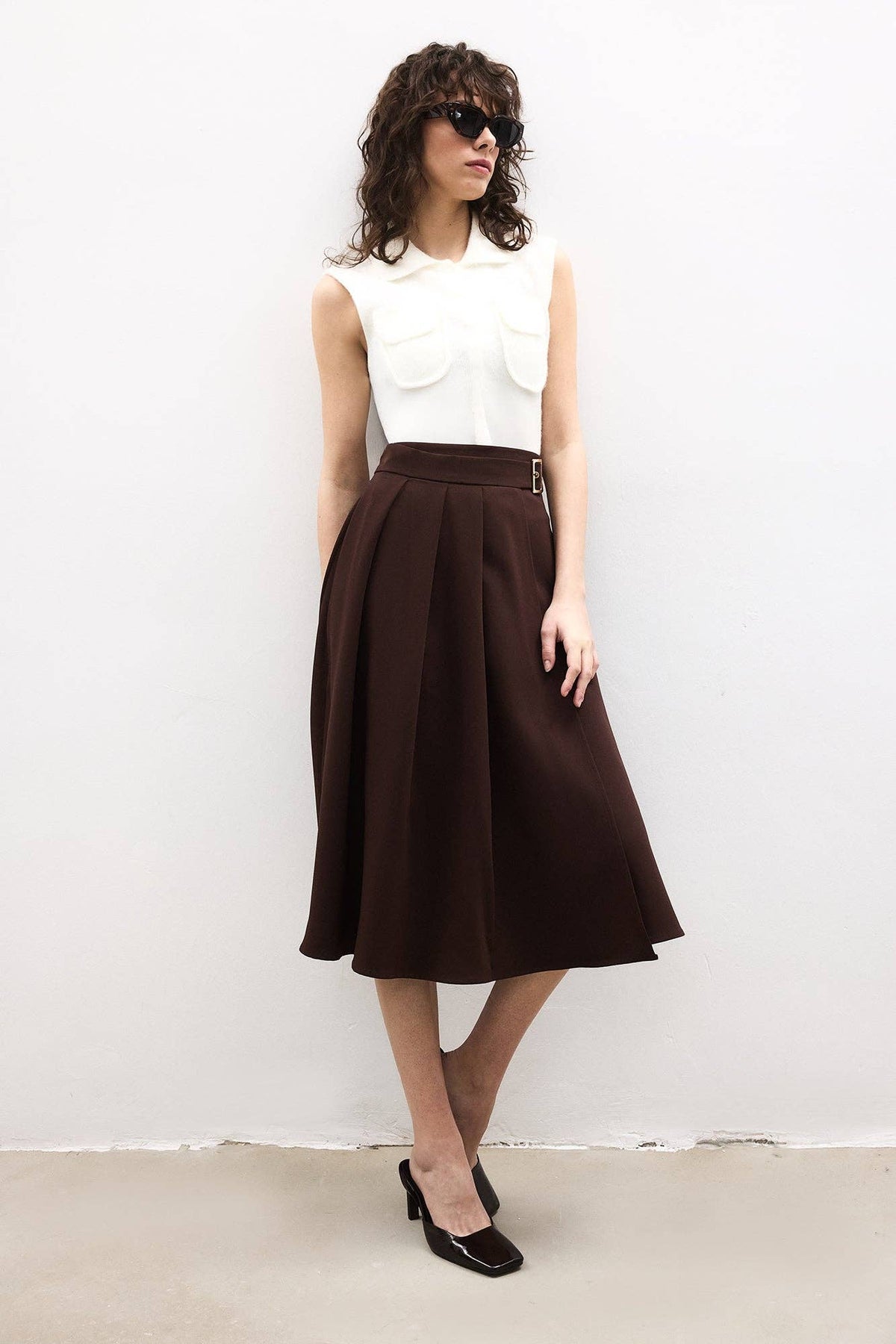 Astra Belted Skirt