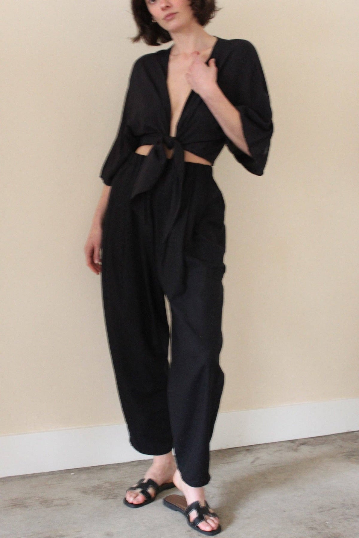 Lena Raw Silk Pant