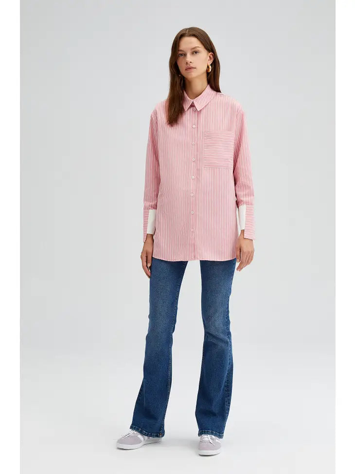 Melissa Striped Poplin Shirt