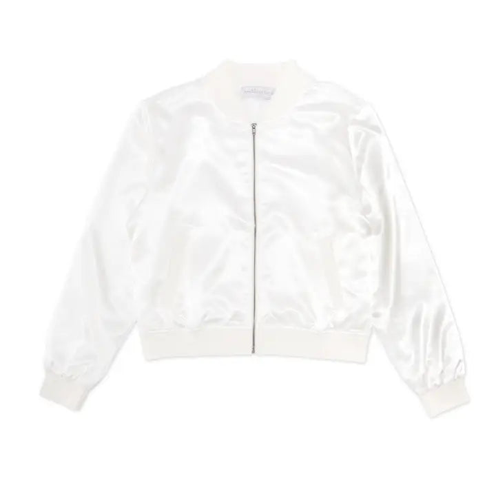 Satin Bomber Jacket