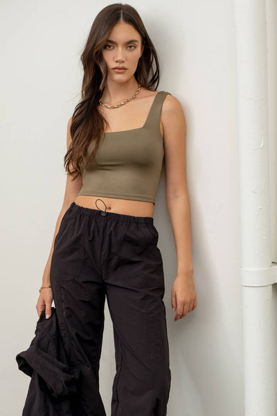 Reversible Square Neck Tank