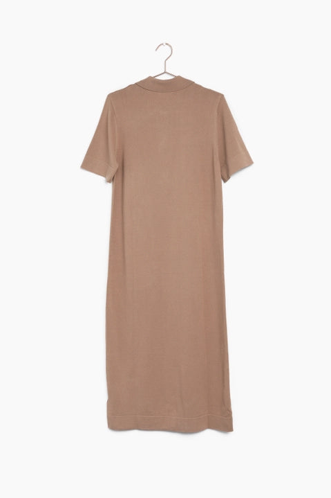 Jorja Knit Dress in Tan