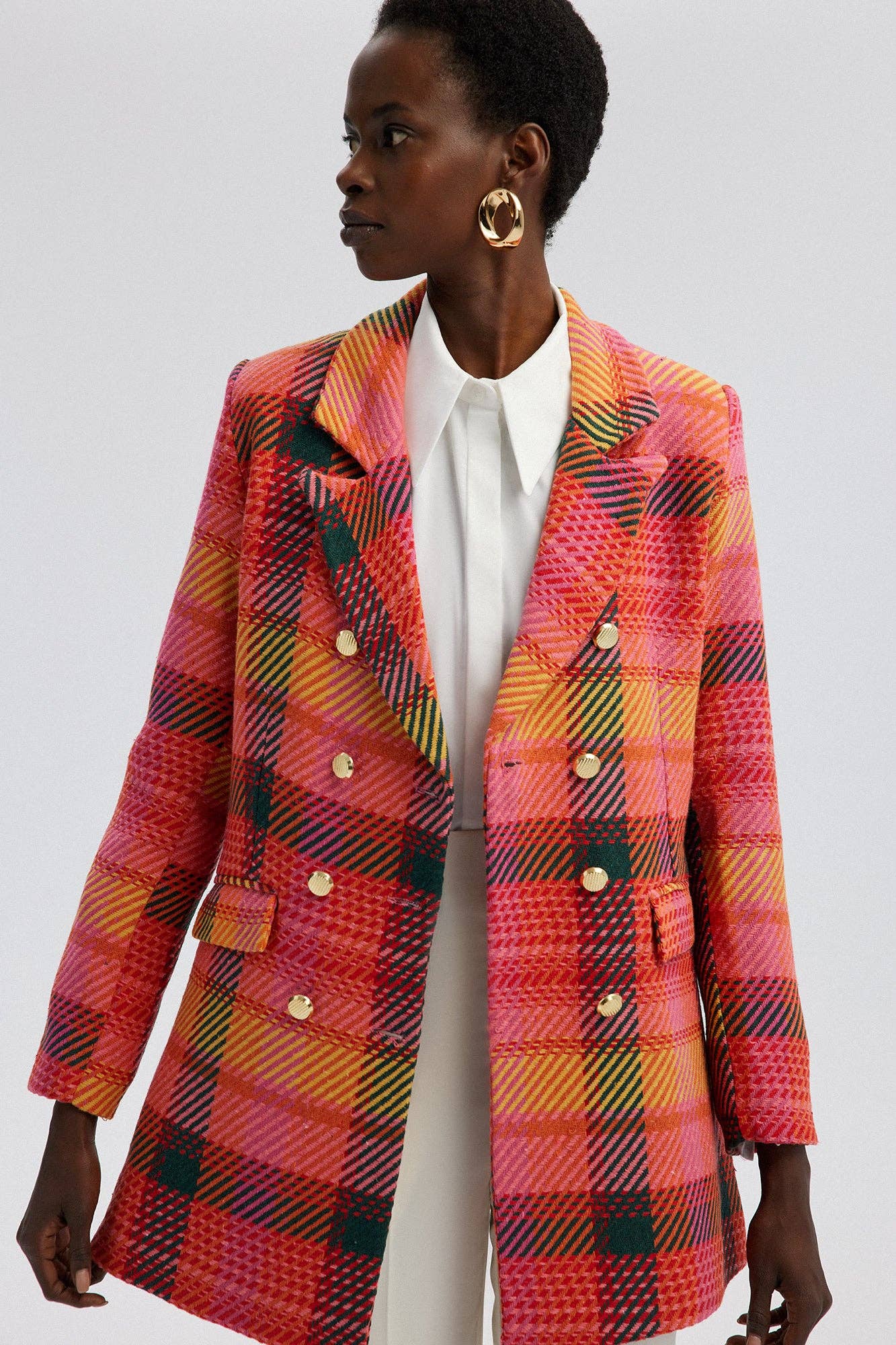 Myrtle Checkered Jacket