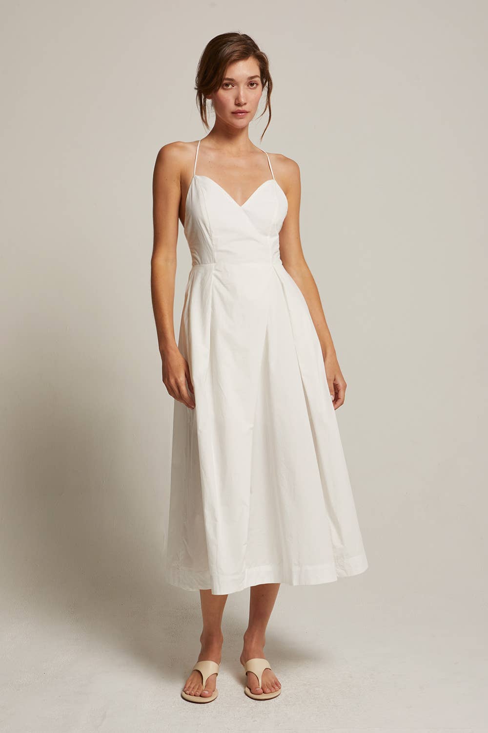Eunice Cotton Poplin Midi Dress