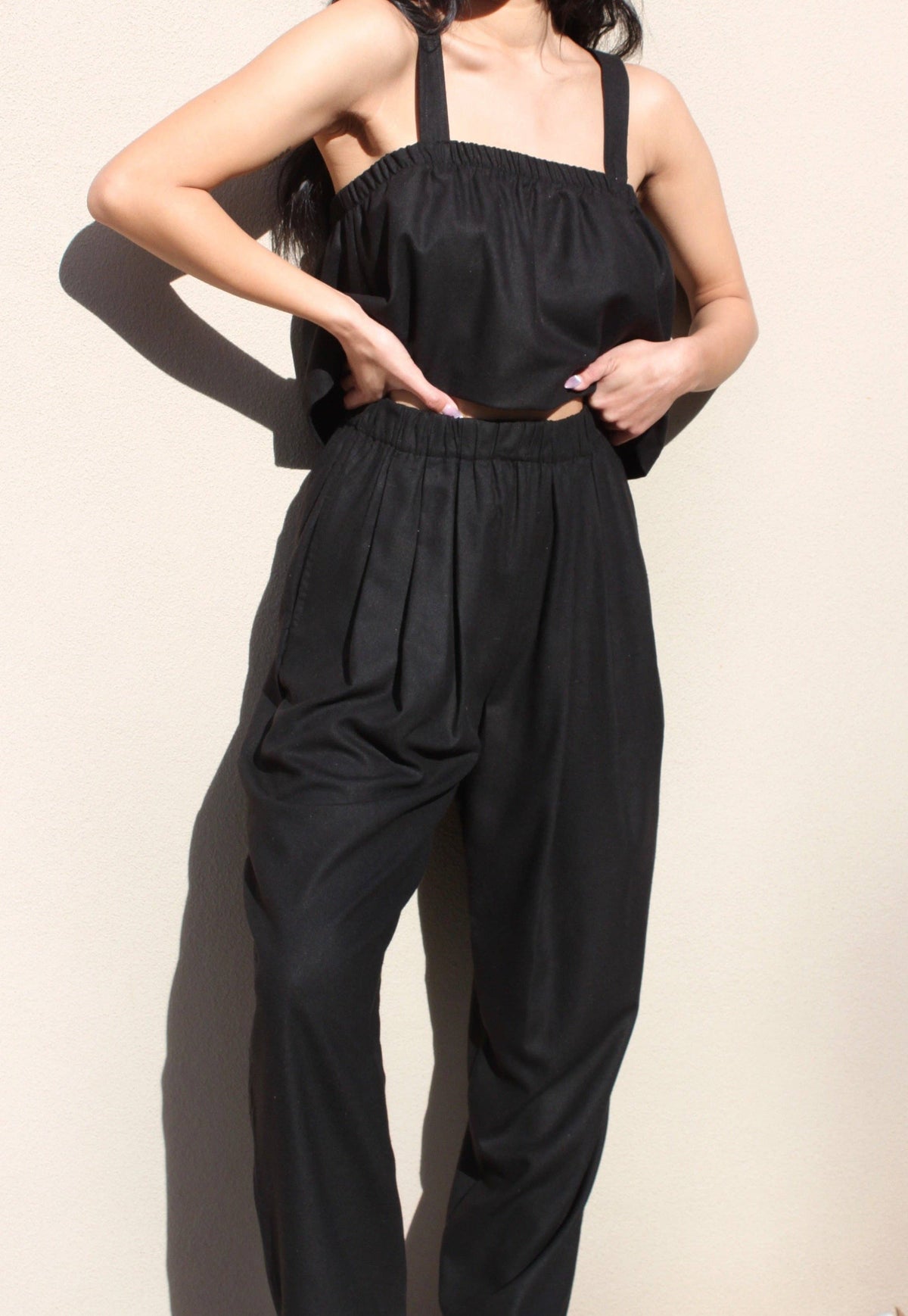 Lena Raw Silk Pant