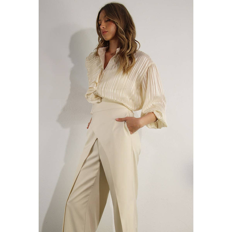 Lysette Back Tie Flyaway Pants