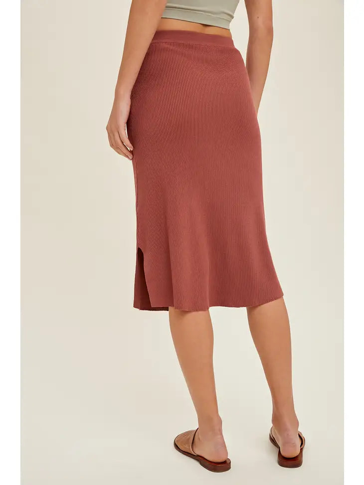 Sienna Ribbed Skirt