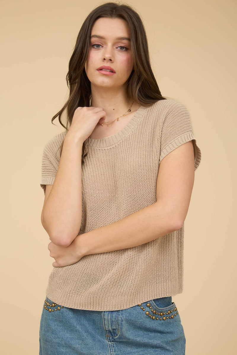 Kathleen Sweater / Wheat