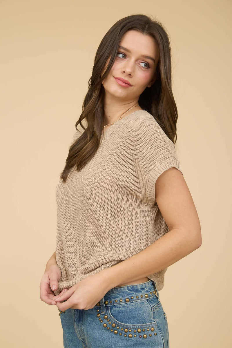 Kathleen Sweater / Wheat