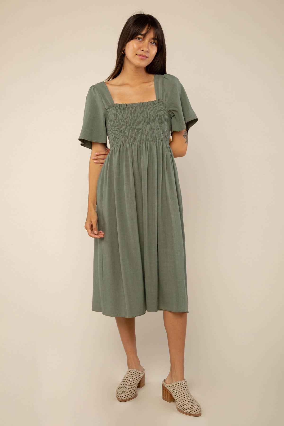 Sonny Dress in Sage