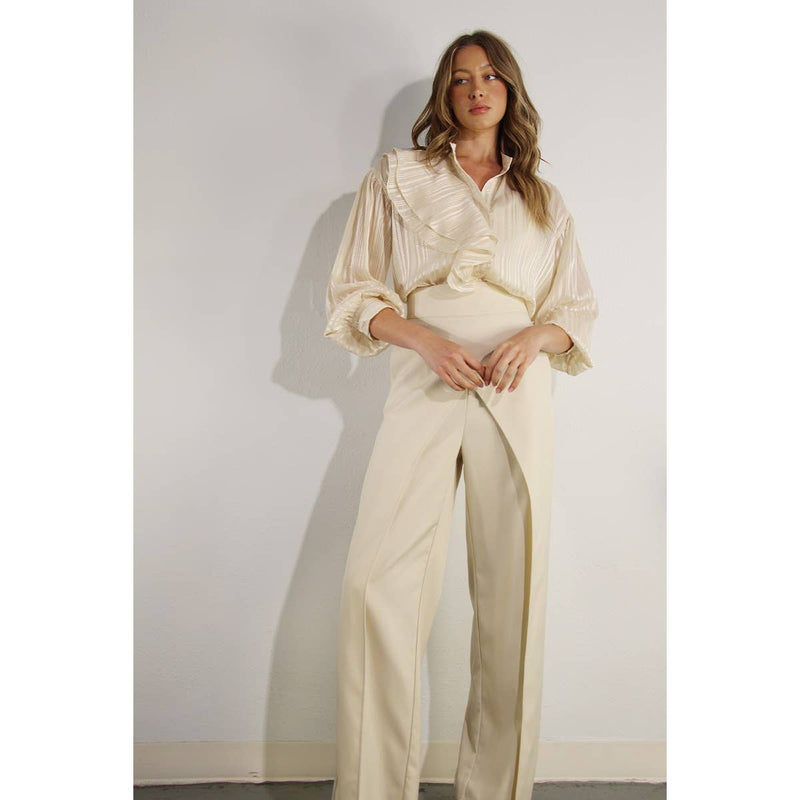 Lysette Back Tie Flyaway Pants