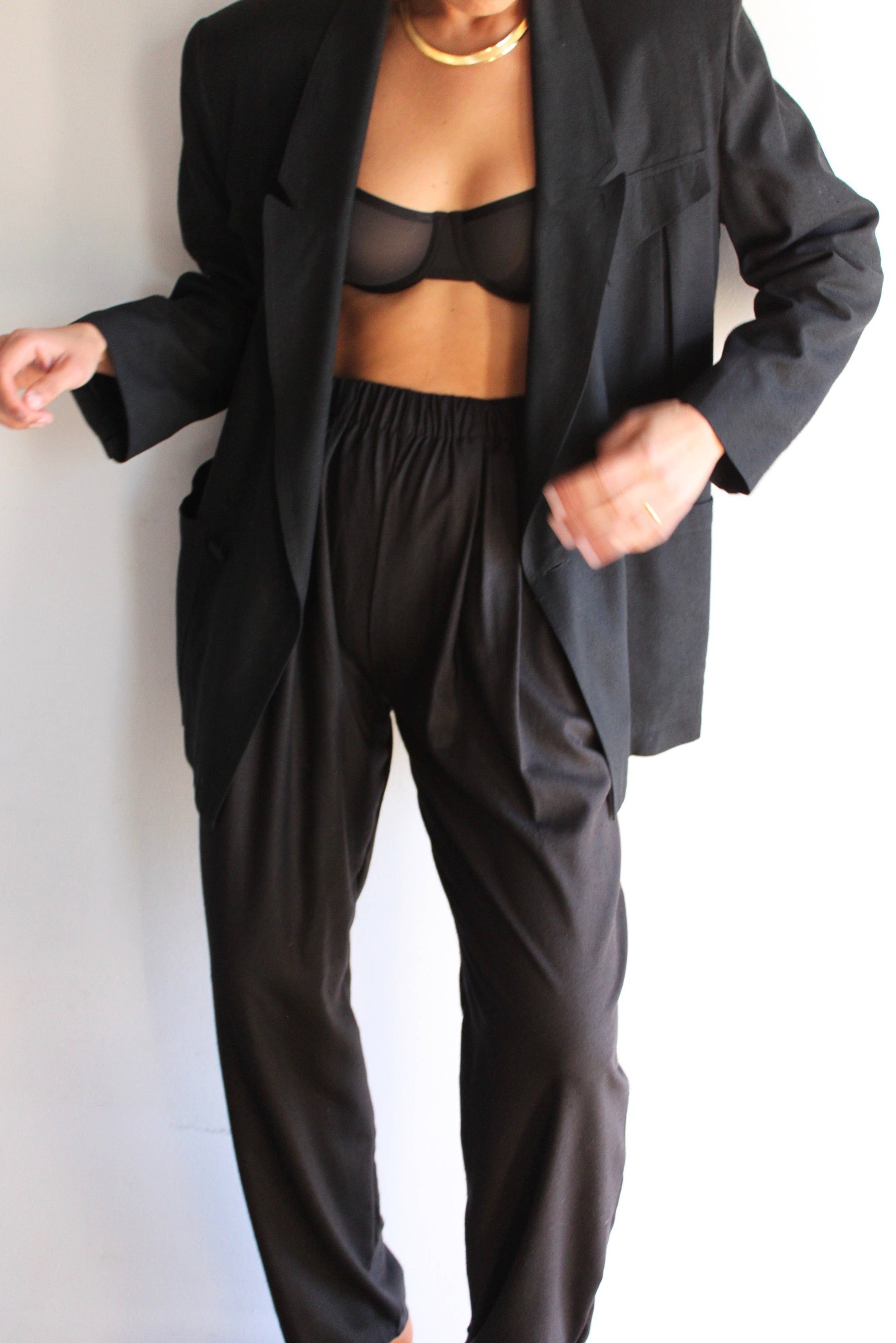 Lena Raw Silk Pant