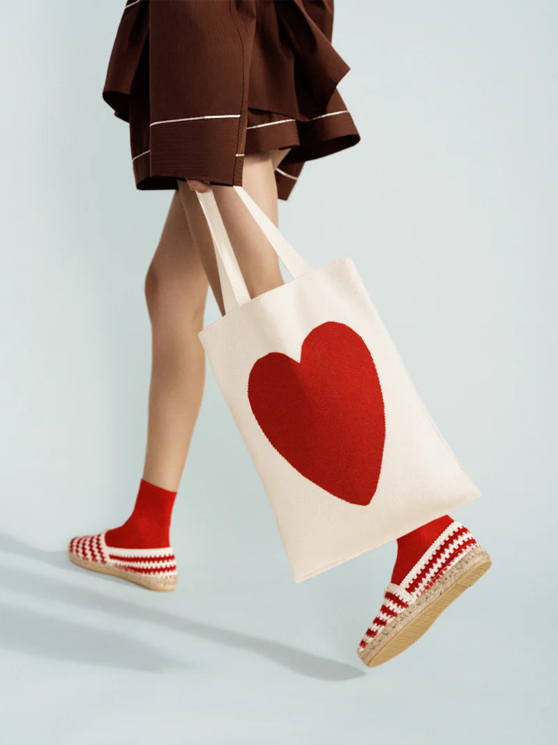 Knit Love Tote Bag