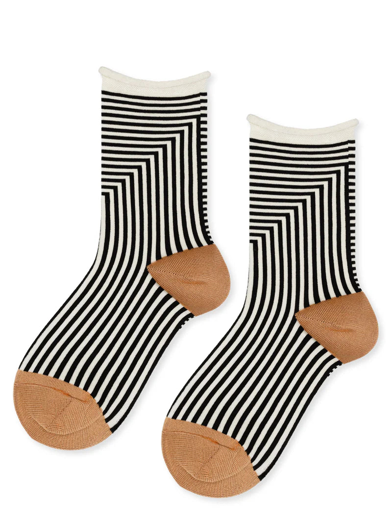 Corbusier Crew Socks / Black