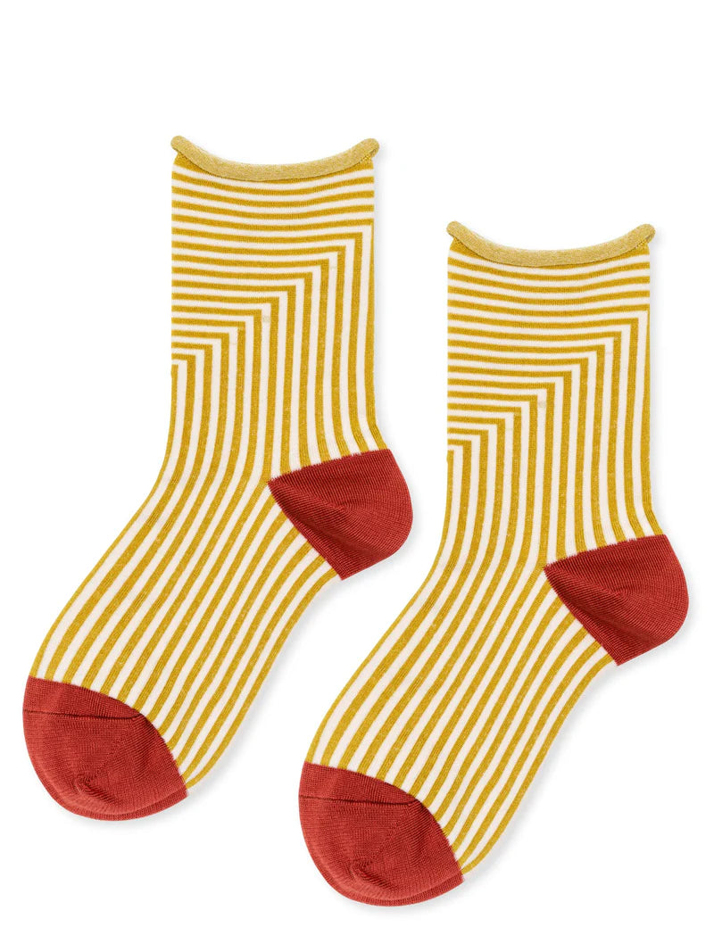 Corbusier Crew Socks / Citron