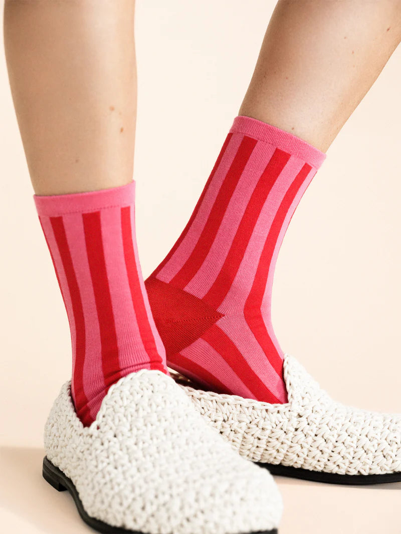 Manchester Crew Socks / Flamingo