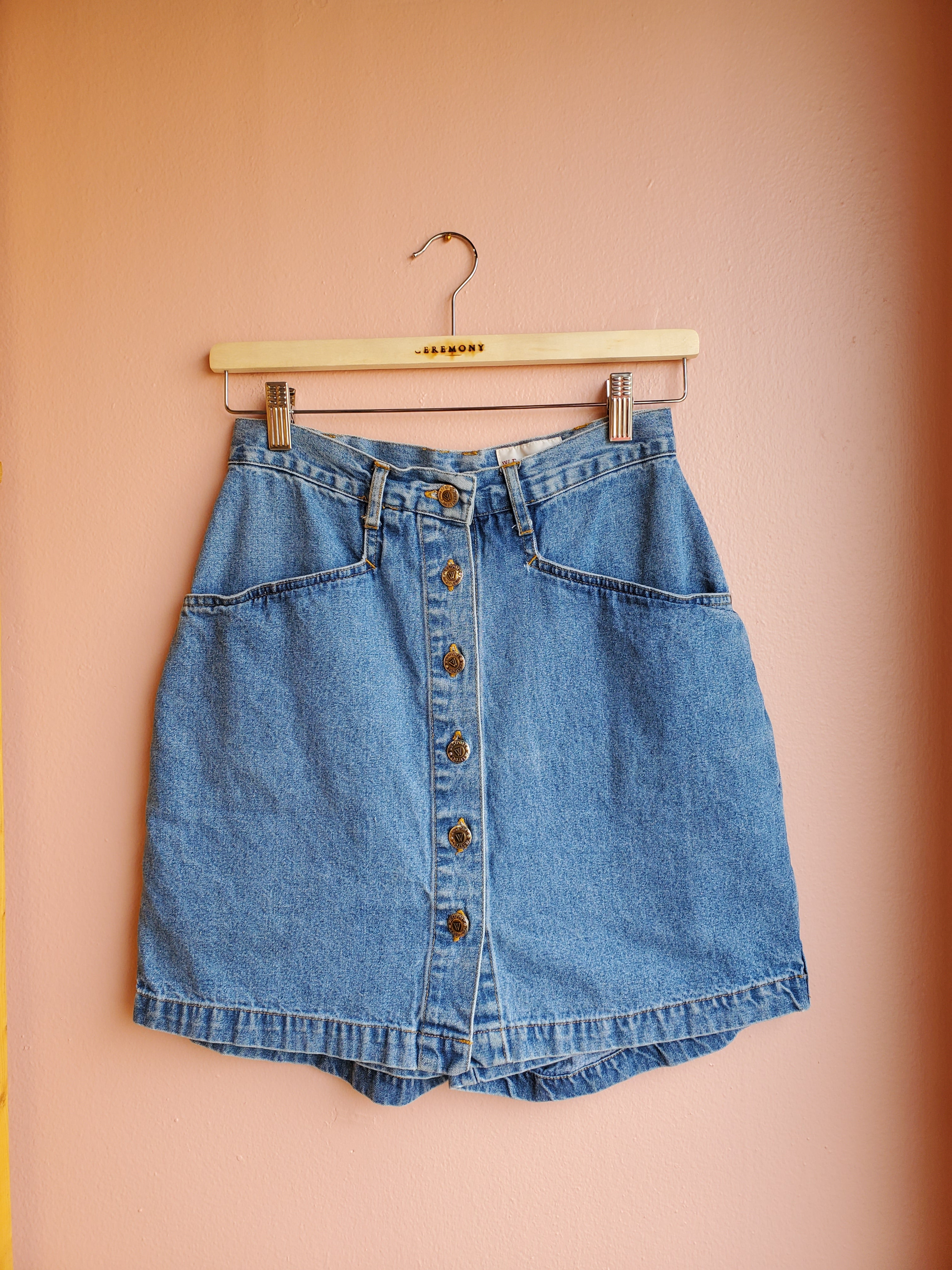 Vintage Westport Denim Skort / Sz 8