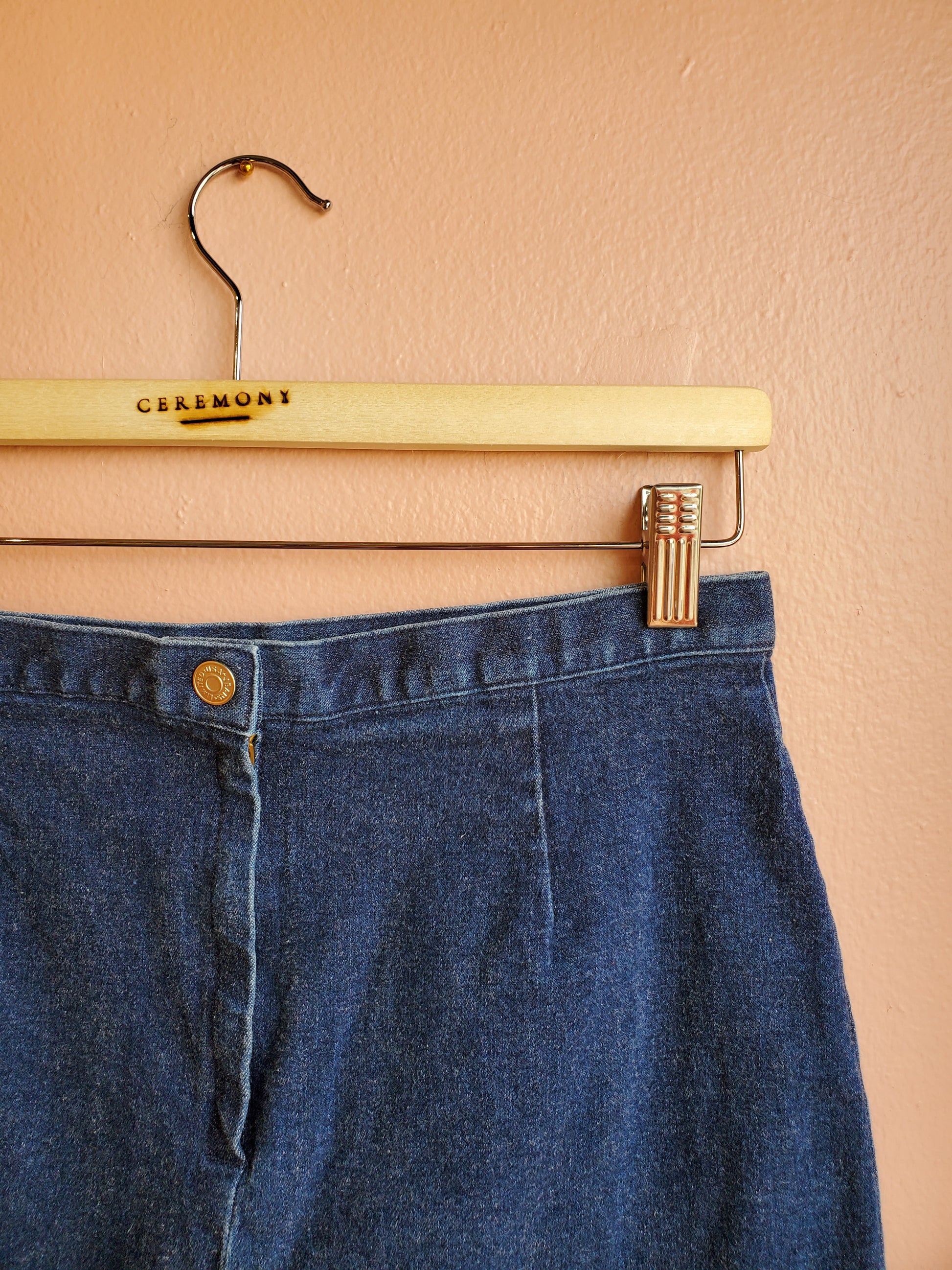 Vintage Limited Denim Skirt / Sz 6