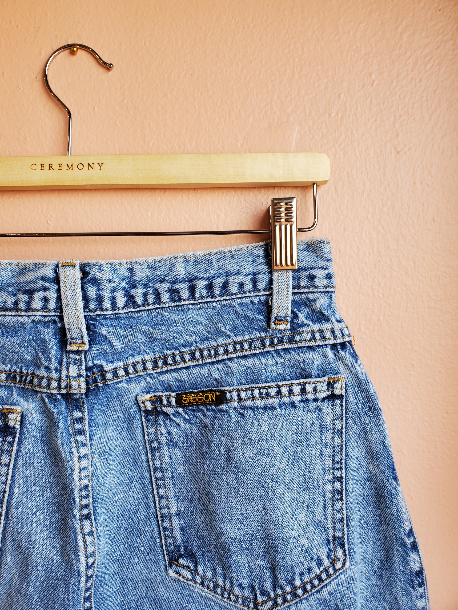 Vintage Sasson Light Wash Jeans / Sz 14