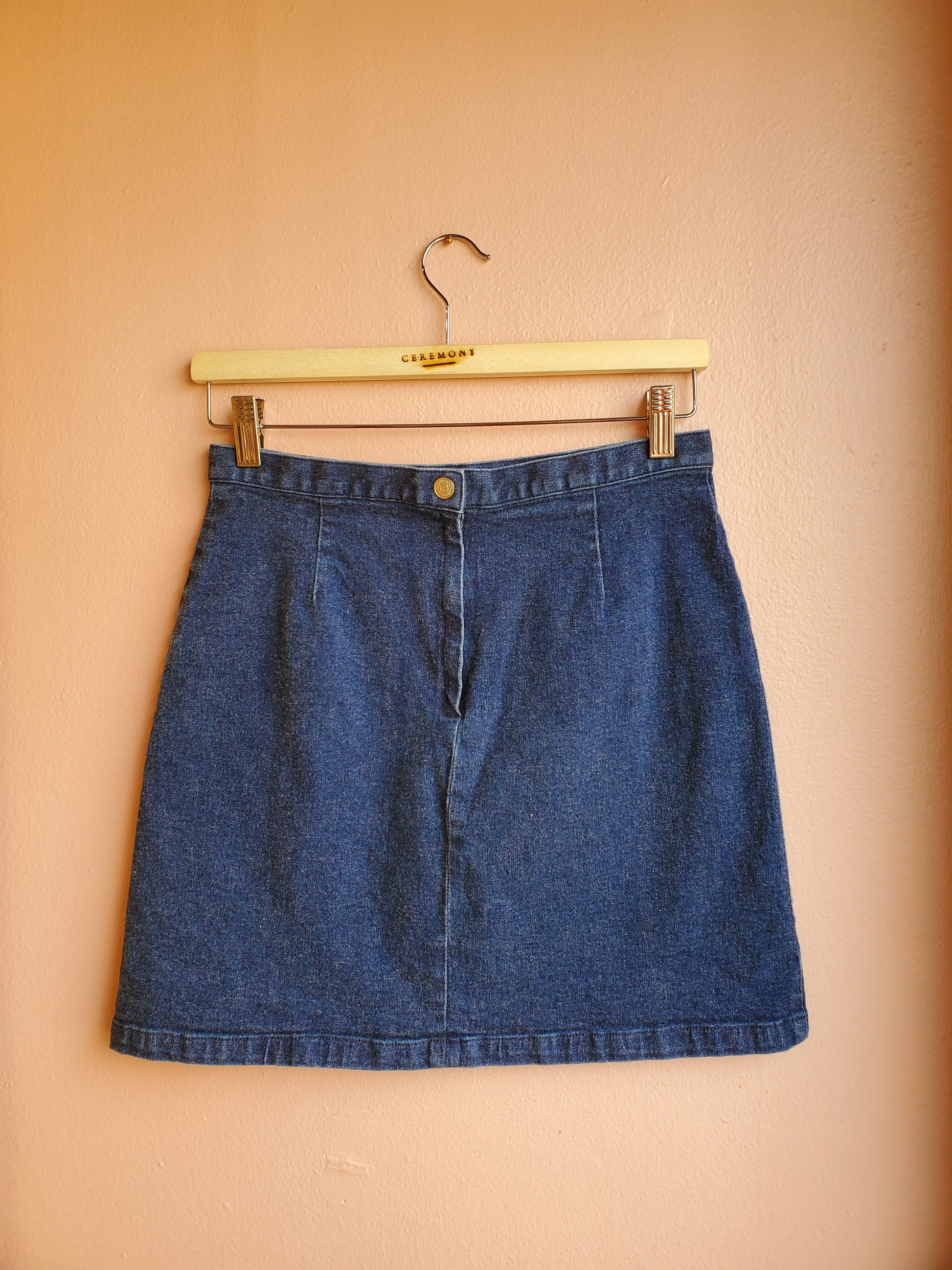 Vintage Limited Denim Skirt / Sz 6