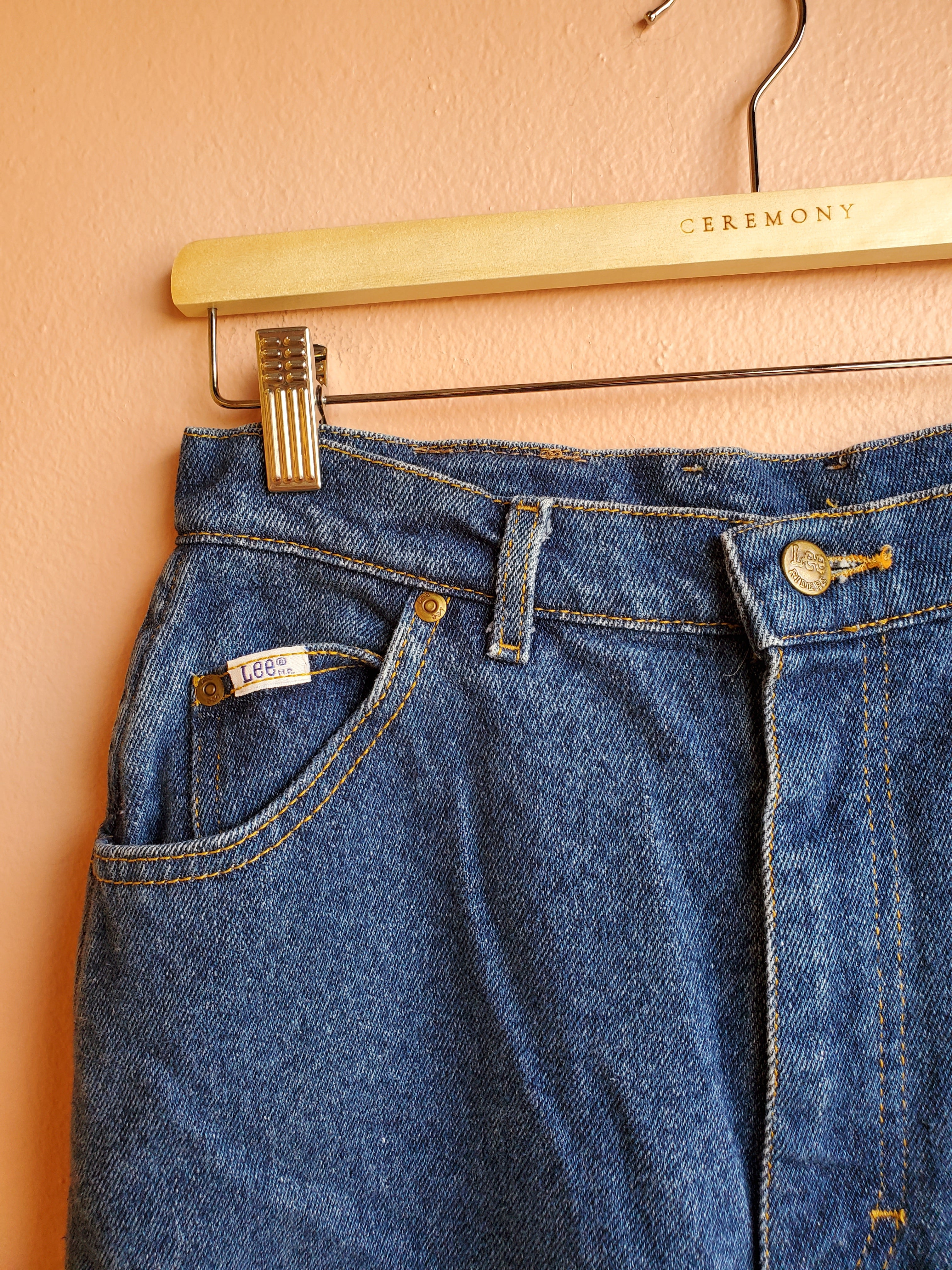 Vintage Lee Dark Wash Jeans / Sz 14L