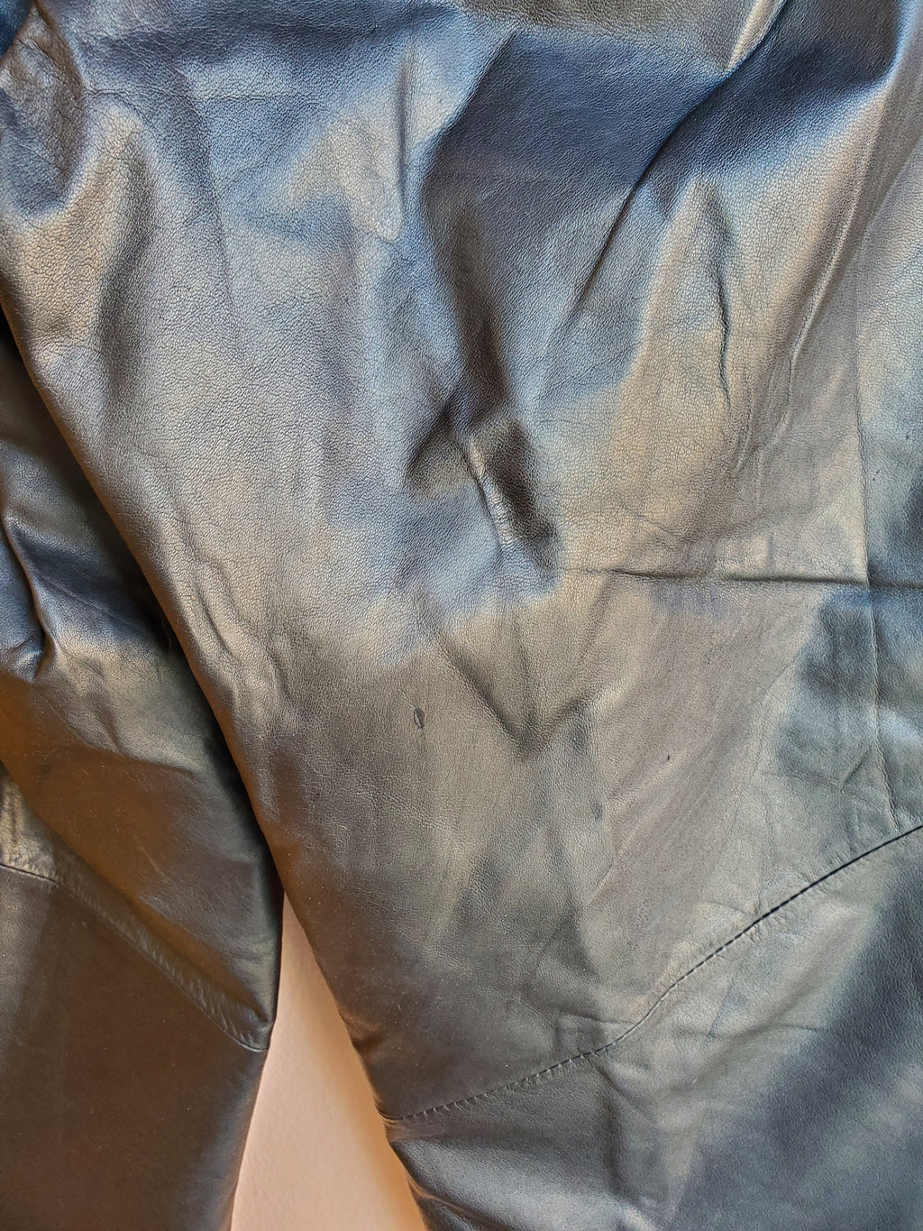 Wilson's Leather Black Trousers / Size 12