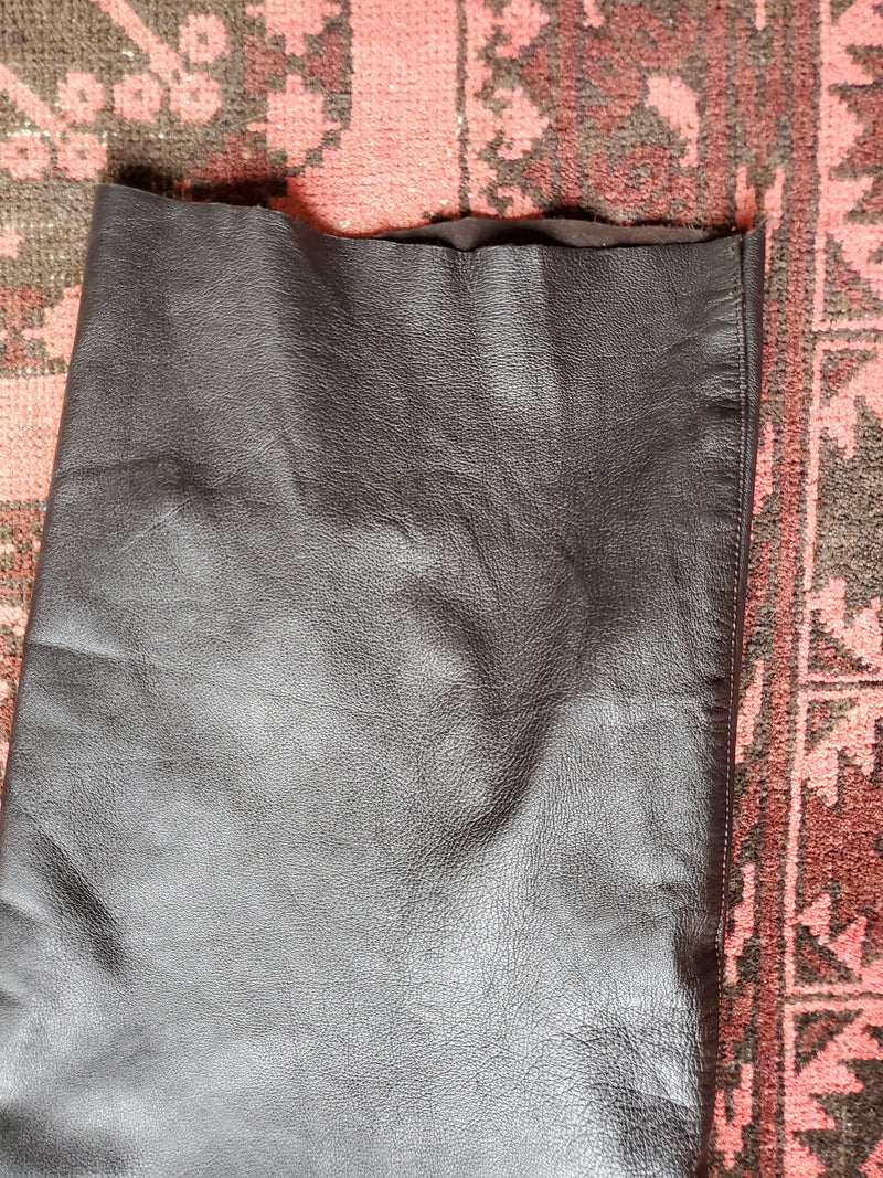 Claude Lamont Leather Black Pants / Size 44
