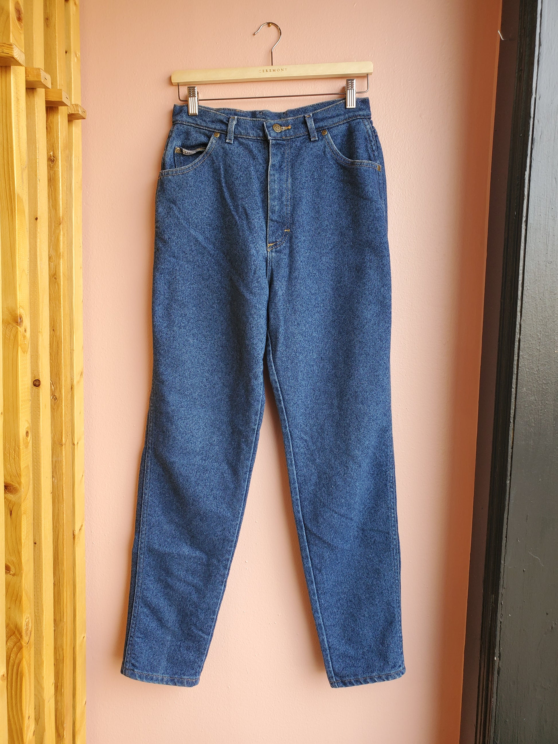 Vintage Lee Dark Wash Jeans / Sz 14L