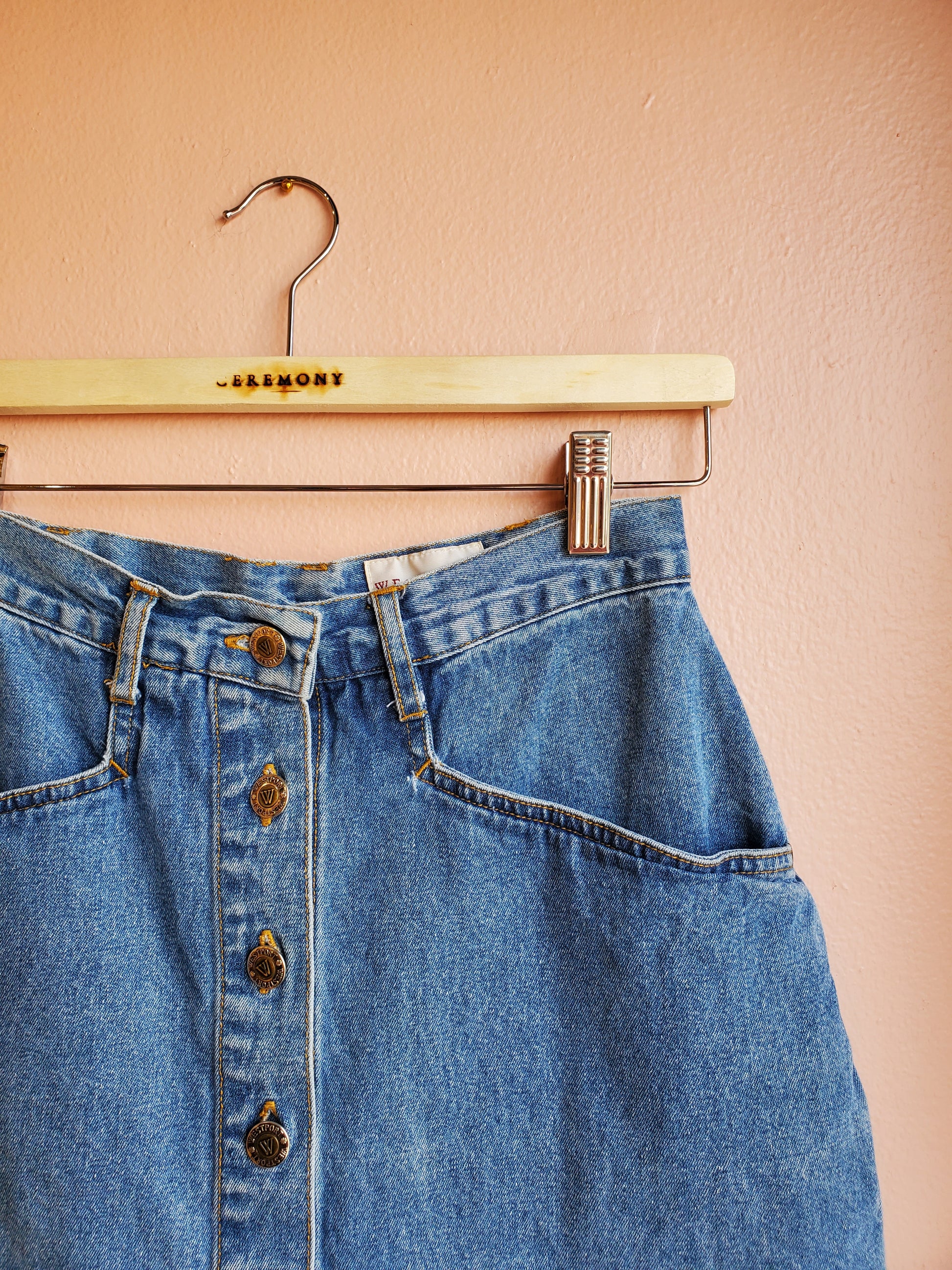 Vintage Westport Denim Skort / Sz 8